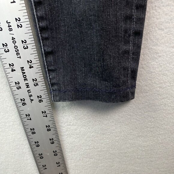 7 for all mankind Women's 28 x‎ 26 The High Waist Skinny Ankle Jeans Button Fly - Picture 4 of 11